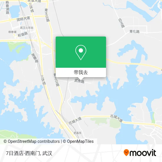 7日酒店-西南门地图