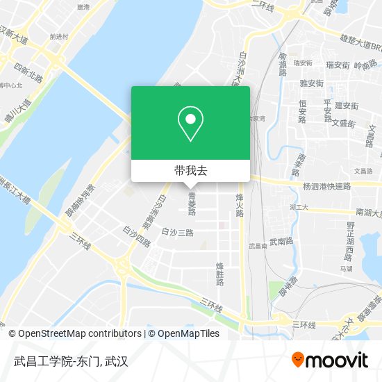 武昌工学院-东门地图