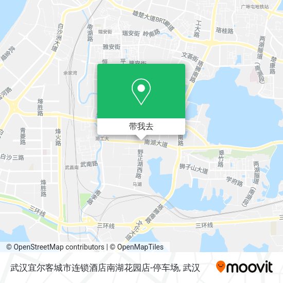 武汉宜尔客城市连锁酒店南湖花园店-停车场地图