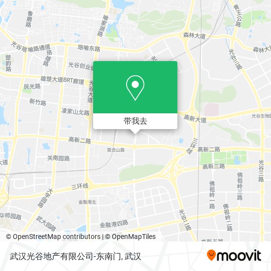 武汉光谷地产有限公司-东南门地图