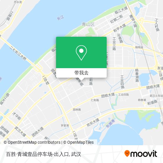 百胜·青城壹品停车场-出入口地图
