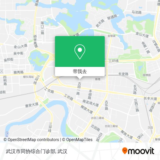 武汉市同协综合门诊部地图