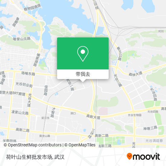 荷叶山生鲜批发市场地图
