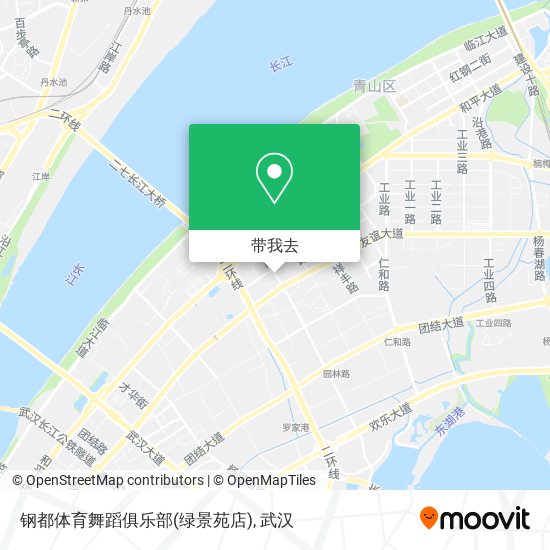 钢都体育舞蹈俱乐部(绿景苑店)地图