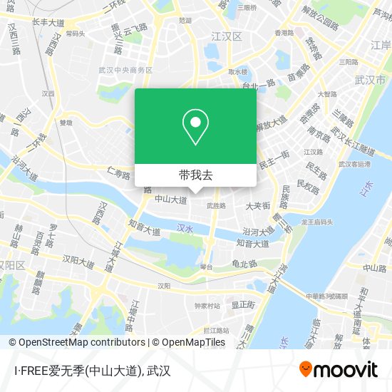 I·FREE爱无季(中山大道)地图