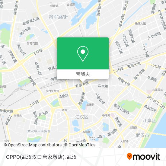OPPO(武汉汉口唐家墩店)地图