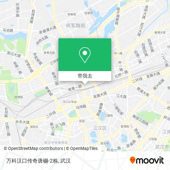 万科汉口传奇唐樾-2栋地图