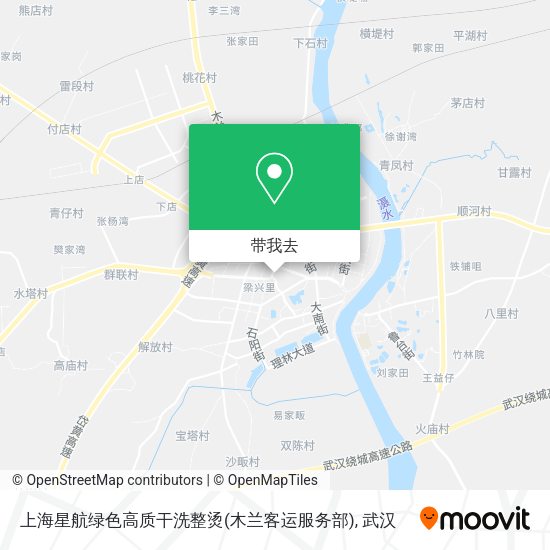 上海星航绿色高质干洗整烫(木兰客运服务部)地图