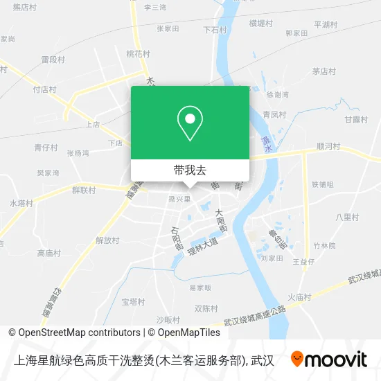上海星航绿色高质干洗整烫(木兰客运服务部)地图