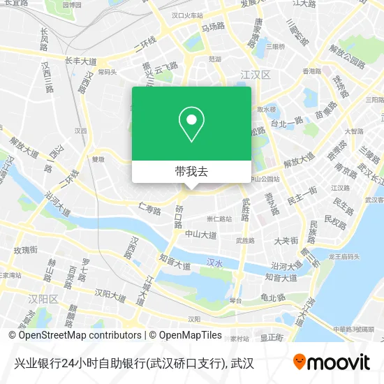兴业银行24小时自助银行(武汉硚口支行)地图