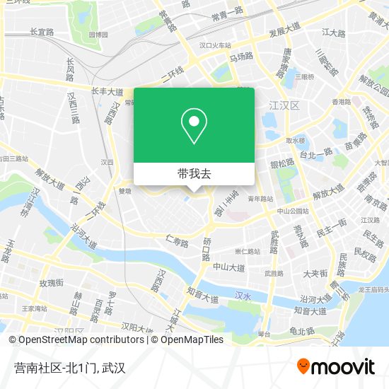 营南社区-北1门地图