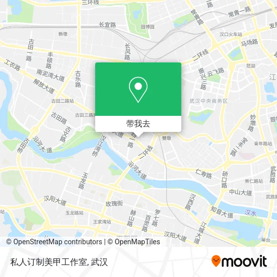 私人订制美甲工作室地图