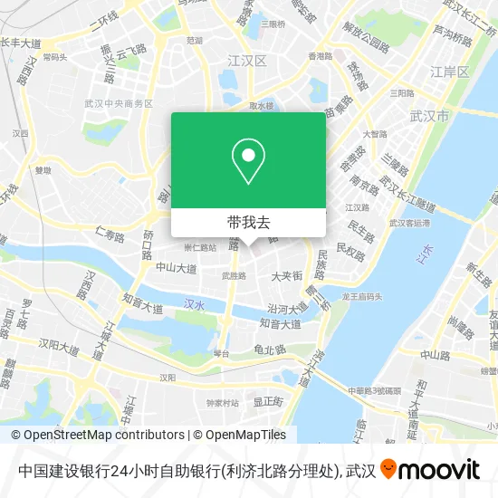 中国建设银行24小时自助银行(利济北路分理处)地图