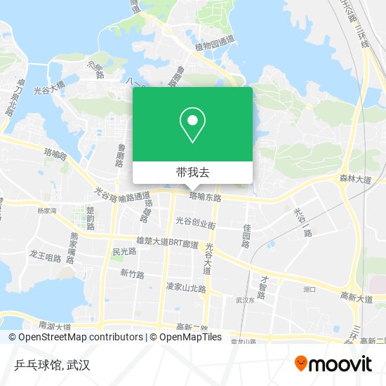 乒乓球馆地图