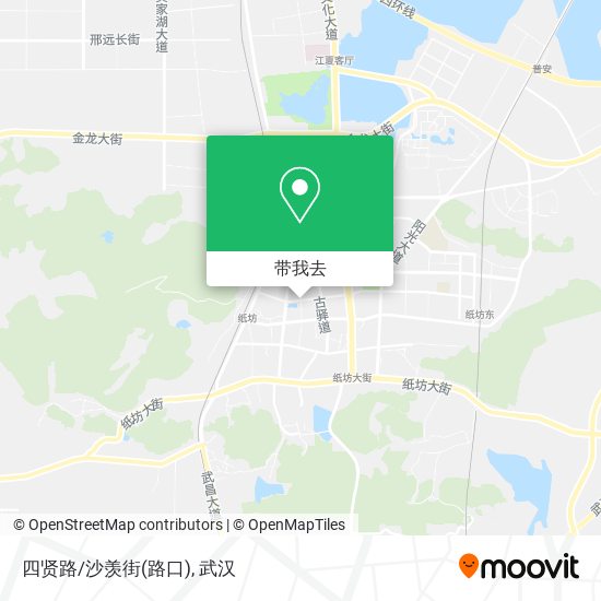 四贤路/沙羡街(路口)地图