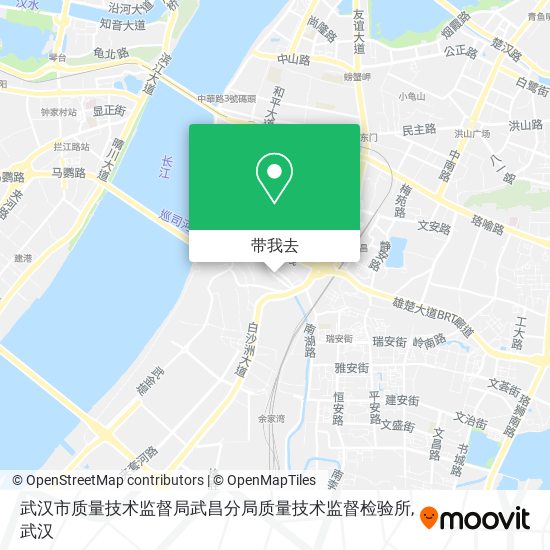 武汉市质量技术监督局武昌分局质量技术监督检验所地图