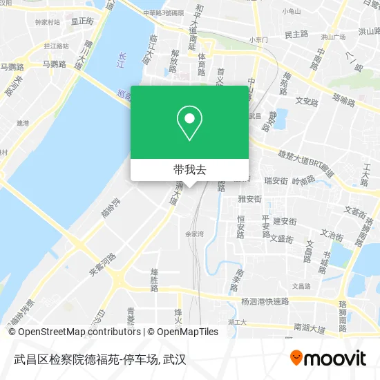 武昌区检察院德福苑-停车场地图