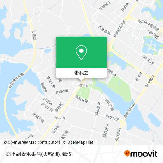 高平副食水果店(天鹅湖)地图