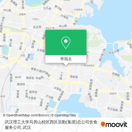 武汉理工大学马房山校区西区后勤(集团)总公司饮食服务公司地图
