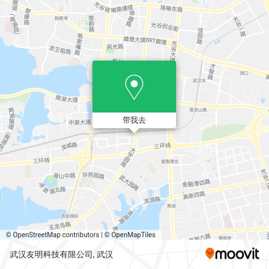 武汉友明科技有限公司地图