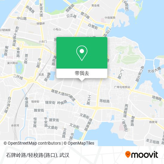 石牌岭路/轻校路(路口)地图