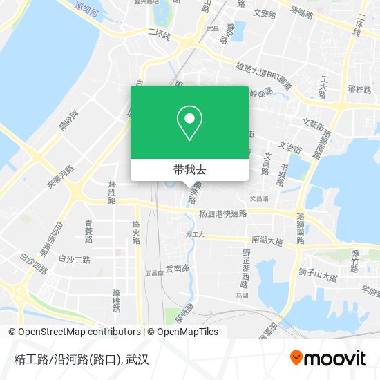 精工路/沿河路(路口)地图