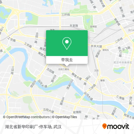 湖北省新华印刷厂-停车场地图