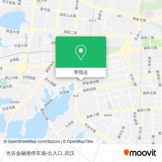 光谷金融港停车场-出入口地图