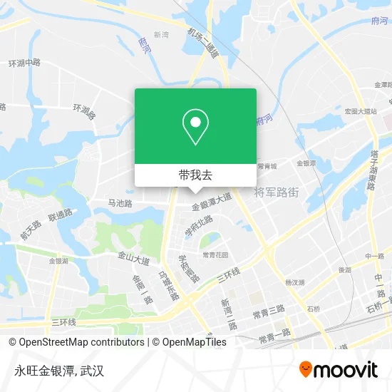 永旺金银潭地图