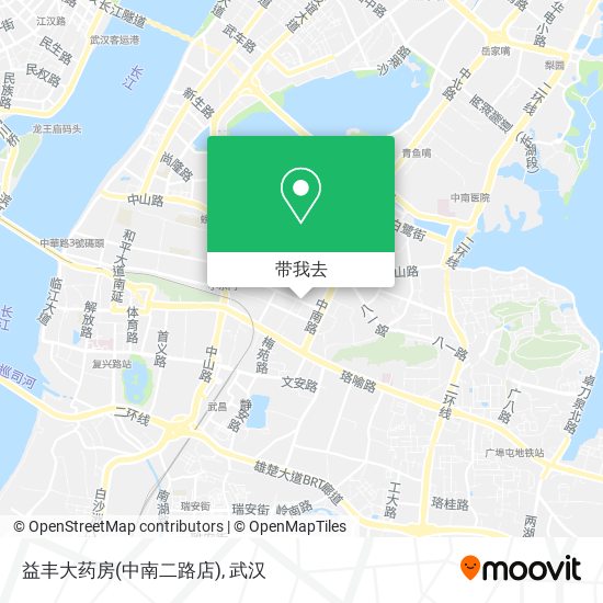 益丰大药房(中南二路店)地图