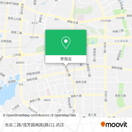光谷二路/流芳园南路(路口)地图