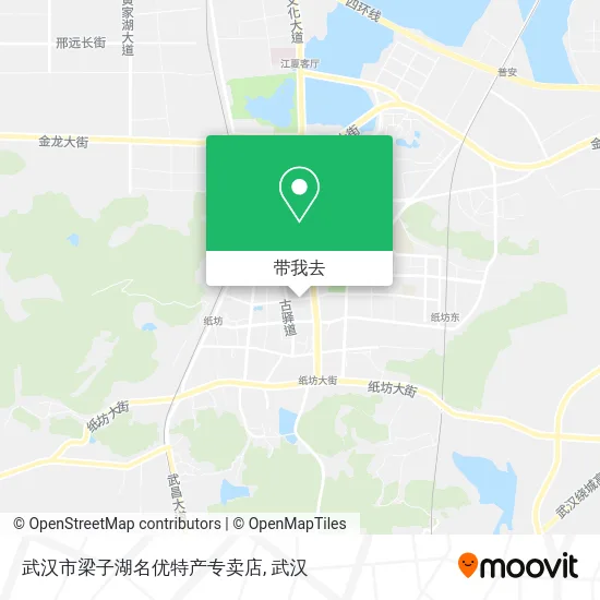 武汉市梁子湖名优特产专卖店地图