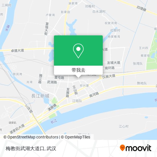 梅教街武湖大道口地图