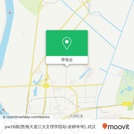 pw28路(胜海大道江大文理学院站-农耕年华)地图