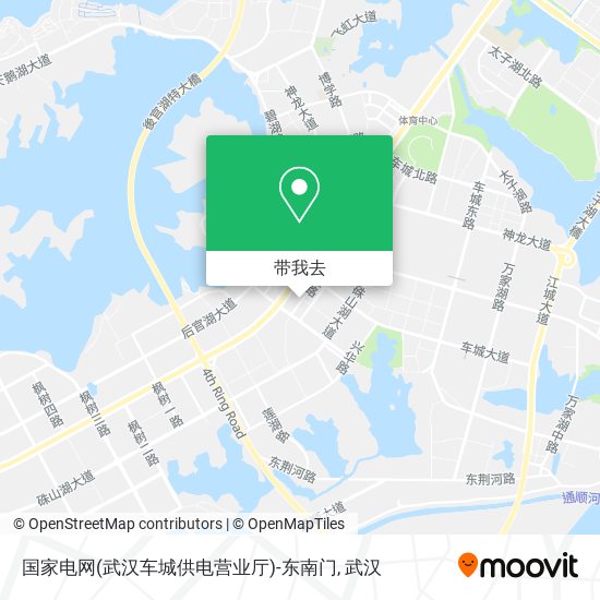 国家电网(武汉车城供电营业厅)-东南门地图