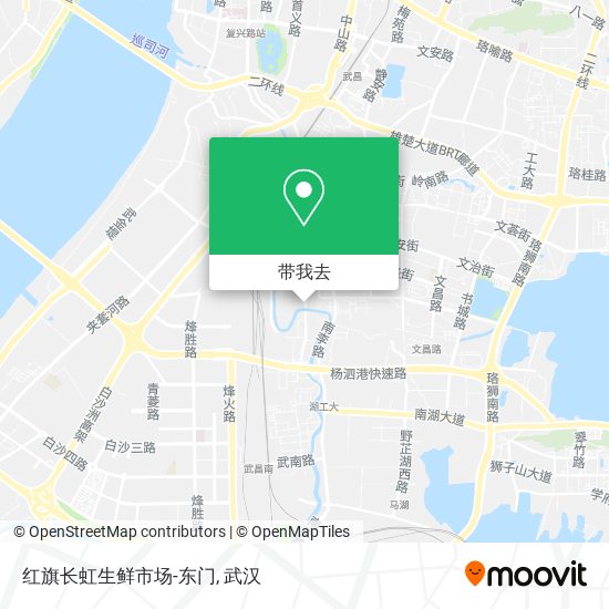 红旗长虹生鲜市场-东门地图