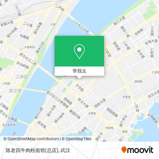 陈老四牛肉粉面馆(总店)地图