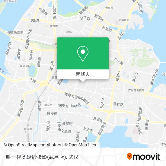 唯一视觉婚纱摄影(武昌店)地图
