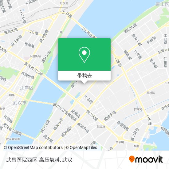 武昌医院西区-高压氧科地图