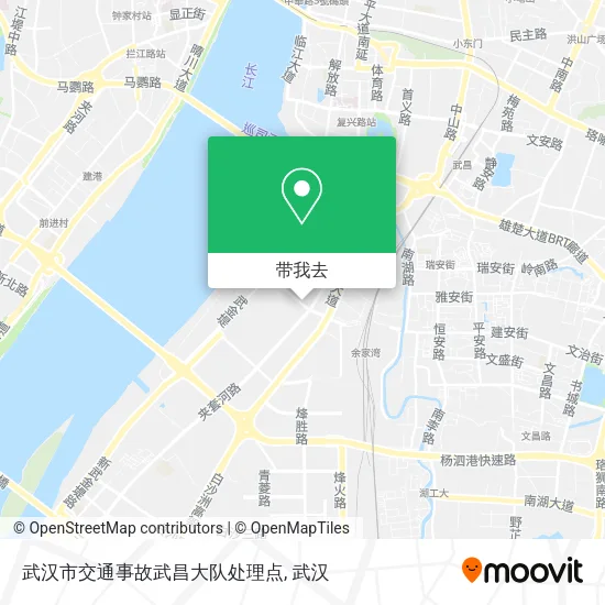 武汉市交通事故武昌大队处理点地图
