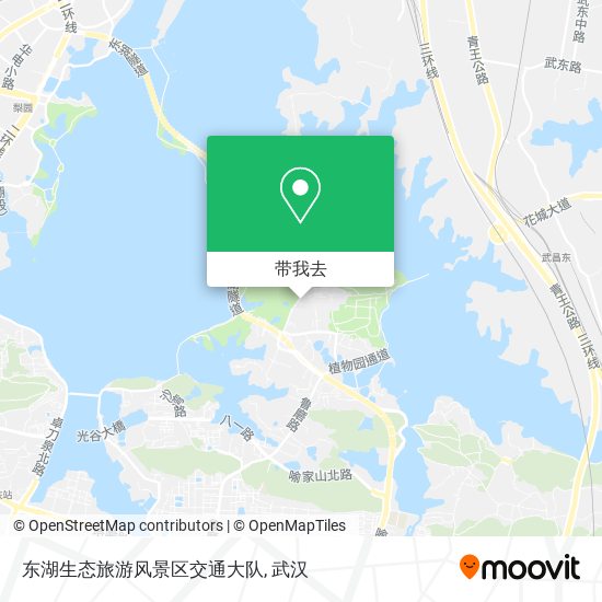 东湖生态旅游风景区交通大队地图