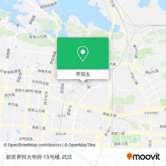 新世界恒大华府-15号楼地图