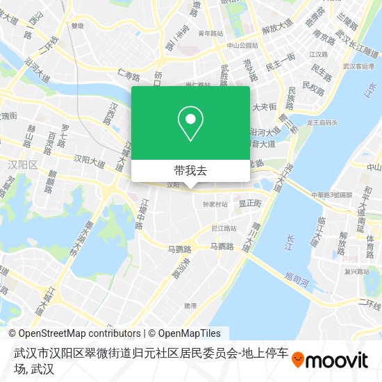 武汉市汉阳区翠微街道归元社区居民委员会-地上停车场地图