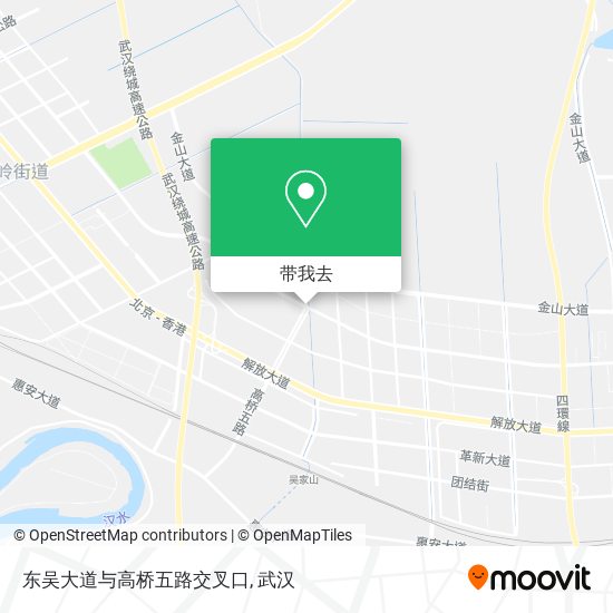 东吴大道与高桥五路交叉口地图
