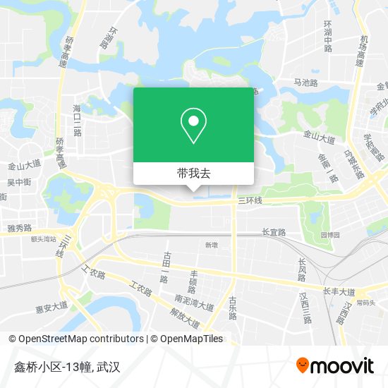 鑫桥小区-13幢地图
