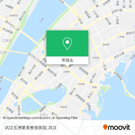 武汉五洲莱美整形医院地图
