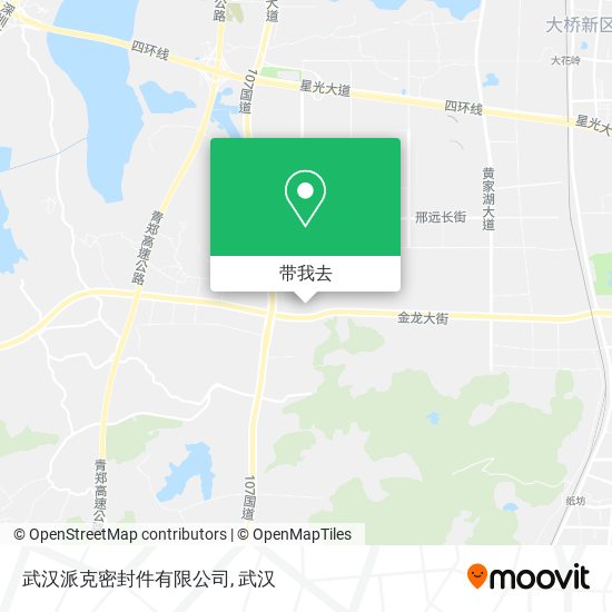 武汉派克密封件有限公司地图