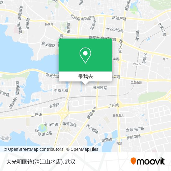 大光明眼镜(清江山水店)地图