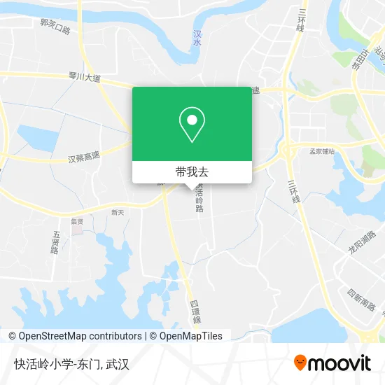 快活岭小学-东门地图