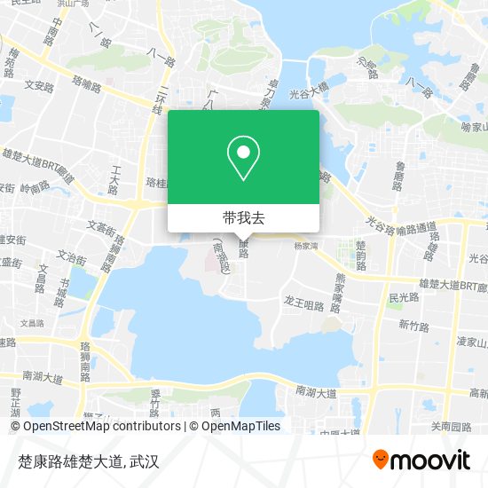 楚康路雄楚大道地图